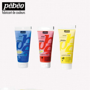 Fournitures d'art personnalisables en gros de haute qualité <span class=keywords><strong>Pebeo</strong></span> 100ml 250ml 500ml <span class=keywords><strong>Peinture</strong></span> <span class=keywords><strong>acrylique</strong></span> haute viscosité - Product Image 2