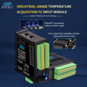 16-ch TC k-loại nhiệt độ tương tự kiểm soát thu thập dữ liệu modbus TCP IO Mô-đun đầu vào và đầu ra (IO) - Product Image 3