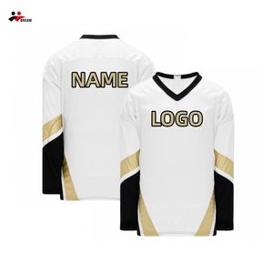 Maillots de hockey pour équipes de jeunes hommes, design entièrement sublimé, maillot de hockey premium pour les matchs - Product Image 4