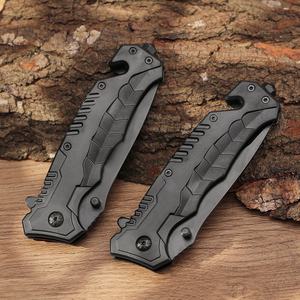 Set di Coltelli Pieghevoli in Acciaio Inox per Campeggio, Strumento Tattico di Sopravvivenza e Autodifesa per Emergenze - Product Image 2