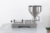 Machines de remplissage pneumatiques horizontales LK-GT100-5000 pour crème, sauce aux haricots, confiture, pâte, tomate, miel, beurre de cacahuète, liquide, bouteille