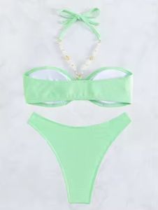 Ensemble de bikini licou sexy à chaîne de perles de vente chaude - Product Image 3
