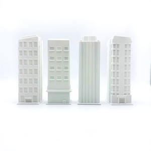 Source Factory High-Rise Building <strong>Model</strong> 3D Printed Miniature House for Sand Table Design <strong>Hobby</strong> <strong>Pre</strong>-<strong>Built</strong> Scene - Product Image 3