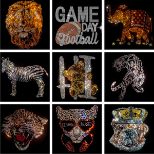 Luxury Low Minimum Cheer Custom Bling Hotfix Crystal Rhinestone Heat <strong>Transfer</strong> Design <strong>Iron</strong> <strong>on</strong> T-shirt - Product Image 2