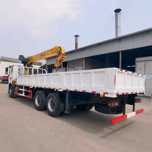 ขายตรงจากโรงงานจีน รถบรรทุก Shacman 6x4 พร้อมเครนยี่ห้อดัง 8 ตัน 10 ตัน 12 ตัน บูมยืดไสลด์ได้ พร้อมบันได รถบรรทุกติดเครน - Product Image 2