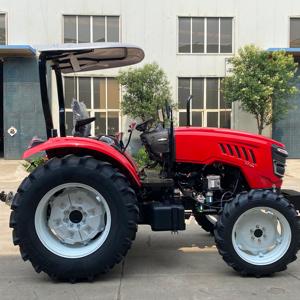 Tractor Rojo 4x4 con Tracción en las 4 Ruedas de 70HP, Versión con Toldo – Equipo Agrícola de Alta Productividad - Product Image 4