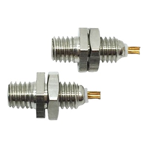 Соединитель микроточечный для пайки, разъем «мама» 50 Ом, M5 10-32, никелированный - Product Image 2