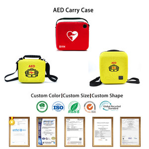 Kotak Defibrillator Penyelamatan Perjalanan AED Tas Medis Penyimpanan Responder Trauma Darurat Kasus Defibrillator Eksternal Otomatis - Product Image 4