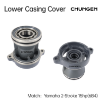 CHUNGEN 683-45361-02-4D Nouveau couvercle inférieur de carter à essence 2 cylindres pour moteur hors-bord YAMAHA 2 temps 15HP-6B4