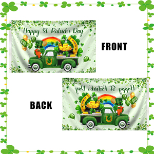St. Patrick's Day Double-Sided 3*5FT Pennant <b>Flag</b> Digital Printing Technique Outdoor Courtyard Decorations - Product Image 4