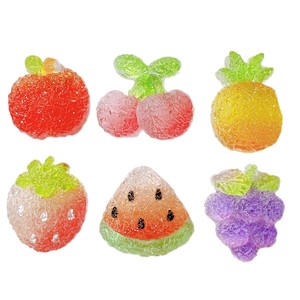Crème Colle Téléphone Cas DIY Résine Charmes Accessoires Bonbons Style Flatback Gelée Fruits Ornements avec Cheveux & Artisanat Matériaux - Product Image 5
