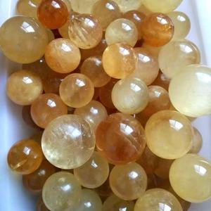 ลูกบอลคริสตัลแคลไซต์สีเหลืองธรรมชาติจากไอซ์แลนด์ สำหรับการบำบัด ตกแต่งบ้าน และของตกแต่ง - Product Image 2