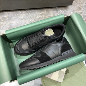Chaussures de marche et de course rétro de luxe 2026 à tige basse, unisexe, en cuir véritable, à lacets, baskets décontractées quotidiennes pour hommes - Product Image 3