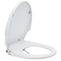 Siège de toilette bidet non électrique avec pression d'eau réglable, lavage arrière et hygiène féminine, compatible PP, O, V, D pour salle de bain