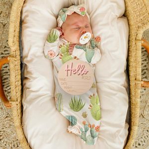Cartes <span class=keywords><strong>de</strong></span> jalons pour bébé Accessoires <span class=keywords><strong>de</strong></span> photographie en bois pour nouveau-né Signe d'annonce <span class=keywords><strong>de</strong></span> <span class=keywords><strong>naissance</strong></span> Hello World Signe pour nouveau-né - Product Image 5