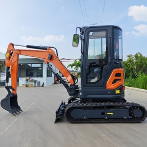 Frete Grátis, Mini Escavadora Hidráulica Multifuncional Nova de 3 Toneladas e 3,5 Toneladas, Certificação CE EPA, Fábrica de Escavadoras - Product Image 3