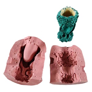 แม่พิมพ์ปูนซีเมนต์สำหรับทำกระถางดอกไม้รูปเป็ดตกแต่งสวนภายนอก แม่พิมพ์ไฟเบอร์กลาสรูปห่านจำลองสำหรับตกแต่งลานบ้าน ลดราคา - Product Image 4