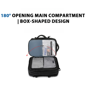 Mochila <span class=keywords><strong>de</strong></span> Viaje Multifuncional Impermeable, Ligera, <span class=keywords><strong>de</strong></span> Gran Capacidad, con Diseño Simple y Separación para Objetos Húmedos y Secos - Product Image 4
