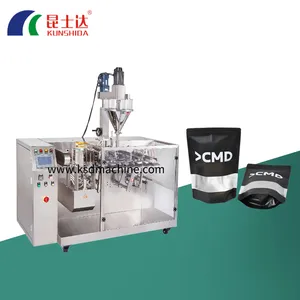 Automatic Stand Up Bag Coffee powder Juice powder Milk powder Given Bag Filling and sealing Packing Machine