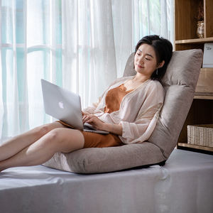 เก้าอี้พักผ่อนพับได้รูปตัวแอล, เก้าอี้โซฟาทรงสี่เหลี่ยมพับได้สำหรับวางบนระเบียงสไตล์ญี่ปุ่น - Product Image 3