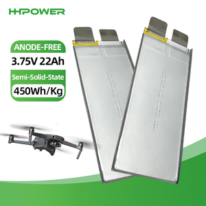 Batterie semi-solide sans anode HHPOWER 3,75 V 22 Ah, haute densité énergétique 450 Wh/kg, cellule lithium pour drone UAV VTOL PL72174207 A - Product Image 1