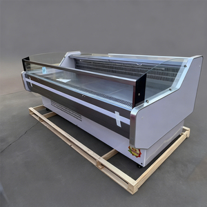 Vitrine réfrigérée pour la viande de poulet fraîche, <span class=keywords><strong>comptoir</strong></span> de boucherie, réfrigérateur, congélateur, armoire frigorifique pour la vente en supermarché - Product Image 5