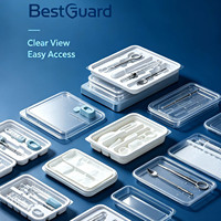 Barquette en plastique transparent PET de qualité alimentaire, écologique, thermoformée, pour ampoules, emballage médical, pilules d'hôpital