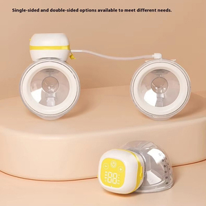 Tire-lait électrique portable mains libres sans BPA, double pompe, avec bonnet de protection - Product Image 4