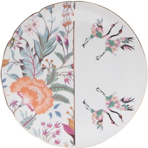 Ensemble d'assiettes en céramique - Ensemble de deux assiettes décoratives à motif floral irrégulier - Product Image 6