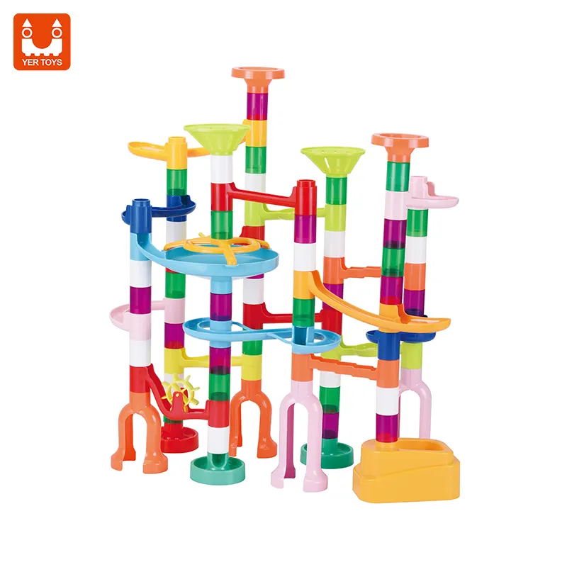 105pcs marble run set construction block toys building for kids boys girls stacking toy perfect gifts