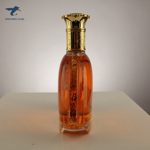 Botella de vidrio con tapa dorada, de alta gama, para Vodka, whisky, <span class=keywords><strong>Gin</strong></span> Brandy, venta de fábrica - Product Image 3