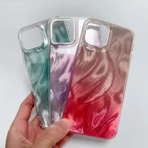 Cao Cấp Siêu Mỏng Imd Sơn Gradient Màu Điện Thoại Trường Hợp Đối Với <span class=keywords><strong>iPhone</strong></span> 15 14 13 12 11 Pro Max Di Động Trường Hợp Chống Sốc Bìa Trường Hợp - Product Image 1