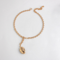 Collier pendentif médaillon photo céleste plaqué or 18 carats, ajustable, pour bijouterie personnalisée, vente en gros, bijoux à breloques, cadeau