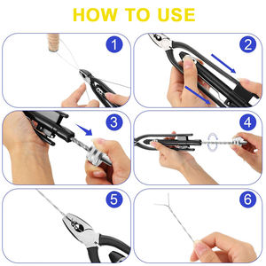 בטיחות חוט מתפתל פלייר, מטוסים חוט פיתול כלי עם 10 מטר 0.5mm חוט, אוטומטי מתכת מנעול טוויסטר - Product Image 6