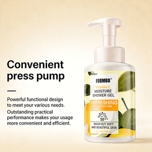 เจลอาบน้ำและเจลทำความสะอาดผิวกายออร์แกนิค แบรนด์ส่วนตัว ผสมวิตามินซี ช่วยปรับผิวกระจ่างใส บำรุง และเพิ่มความชุ่มชื้น สำหรับผู้หญิง ขนาด<span class=keywords><strong>ปกติ</strong></span> - Product Image 4