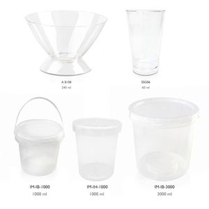 Vasos Desechables Multiusos de Plástico Transparente para Gelatina, Yogur y Postres, Libres de BPA, Aptos para Contacto con Alimentos, para Servicios de Alimentación, OEM, ODM - Product Image 3