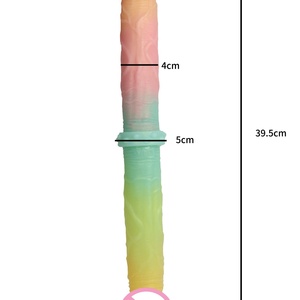 Wholesale Adult Sex Products Silicone Long <b>Dildo</b> with Two Head Penis Women Couples Sex Toys for Gay - Product Image 6