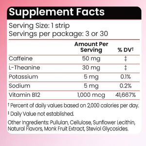 Tiras Energéticas Richtek de Acción Rápida con Menta, Sin Azúcar, Vitamina B12, Pre-Entrenamiento, Rendimiento en el Gimnasio, Suplemento Natural Vegano para la Salud - Product Image 2