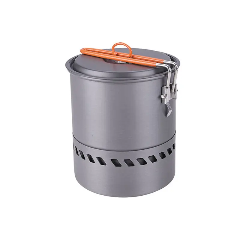 Outdoor Ultralichte Draagbare Aluminium Picknick Quick-Heat Pot Camping Koken Set Wandelen Kookgerei