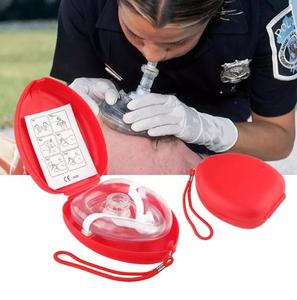 Firstime Starcare Botiquín de primeros auxilios Máscara de RCP Entrenamiento DE EMERGENCIA Máscara de oxígeno con estuche rígido - Product Image 4