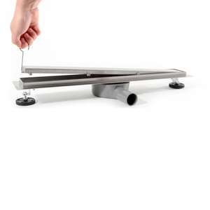 Aootan SS304 Couvercle de drain de sol à insert pour carrelage, <span class=keywords><strong>siphon</strong></span> en plastique, drain de <span class=keywords><strong>douche</strong></span> <span class=keywords><strong>horizontal</strong></span>, drain linéaire de <span class=keywords><strong>douche</strong></span>, divers grilles de sol - Product Image 2