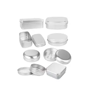 recyclable aluminium eco friendly hand soap packaging bigger soap tins drain soap case box tin