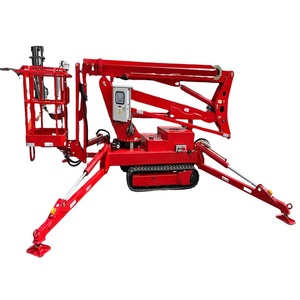 Cherry Picker Spider Man cestello di sollevamento su piattaforma commerciale cinese montata su rimorchio ascensore articolato - Product Image 6