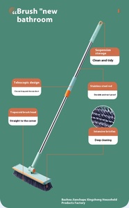 Spazzola multifunzione per la pulizia <span class=keywords><strong>di</strong></span> prodotti per la pulizia con manico lungo scope per pavimenti e spazzare la pulizia - Product Image 4