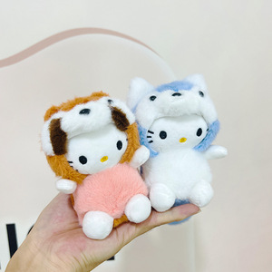 All'ingrosso morbido e carino peluche giocattolo gatto portachiavi con lo stesso ciondolo in peluche <span class=keywords><strong>Panda</strong></span> <span class=keywords><strong>rosso</strong></span> - Product Image 3