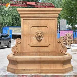 <span class=keywords><strong>Fontaine</strong></span> murale en marbre de style européen antique MILY avec tête de lion pour la décoration de jardin - Product Image 4