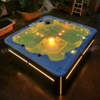 Spa Bain à remous Jacuzzi extérieur Baignoire en acrylique Baignoires à remous Spas extérieurs Trempage Luxe Sexy Hydro Massage Balboa Hottub Tube