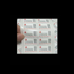 Tùy Chỉnh Dễ Vờ Vòng An Ninh Con Dấu <span class=keywords><strong>Sticker</strong></span> Cho Điện Thoại Vinyl Bảo Hành Void Con Dấu Dán Với Vít Con Dấu Sửa Chữa Sử Dụng - Product Image 3