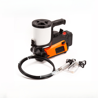 Pistol Semprot Cat Tanpa Udara 21V Motor Brushless, Kapasitas 750ml, Efisiensi Tinggi 3300PSI, Untuk Penggunaan Industri & DIY, OEM
