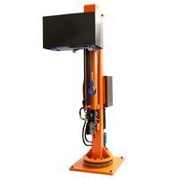 Mini-grue de camion pivotante à 360° en acier robuste de 1 tonne, équipement de levage compact alimenté par 12V DC pour la manutention de marchandises légères